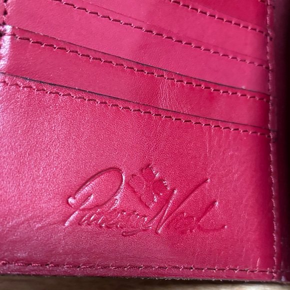 Patricia Nash Red Leather Wallet - Picture 7 of 11